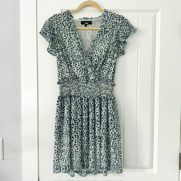 EUC Slate & Willow Faux Wrap Mini Dress M - Picture 3 of 5
